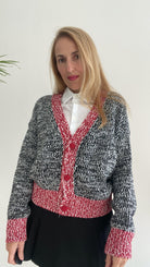 Cardigan Melange Bicolor Vicolo