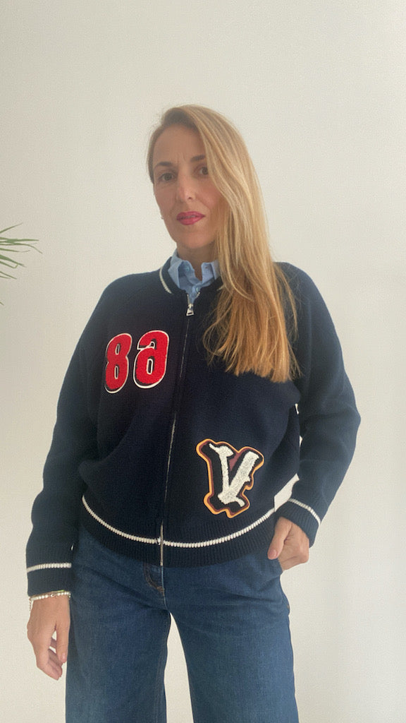 Cardigan con Patch VICOLO