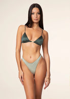 Triangolo Donna F**K Verde Militare 1330MG