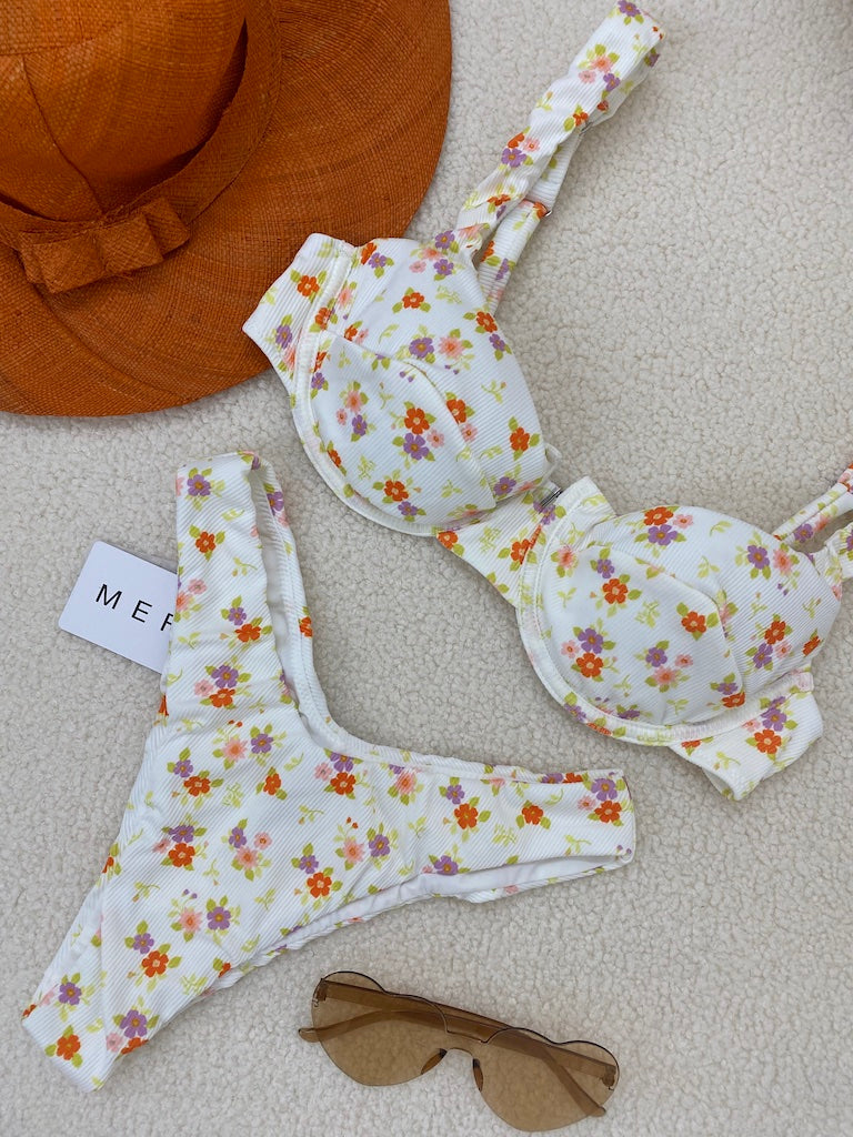 Bikini Donna Me Fui Reggiseno con Ferretto e Slip Americano Fisso 0201X08