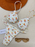 Bikini Donna Me Fui Triangolo Con Slip Regolabile Fantasia 0200X08