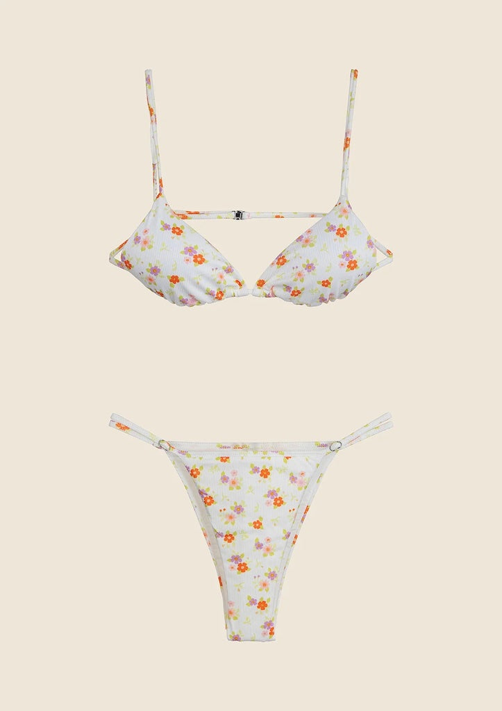 Bikini Donna Me Fui Triangolo Con Slip Regolabile Fantasia 0200X08
