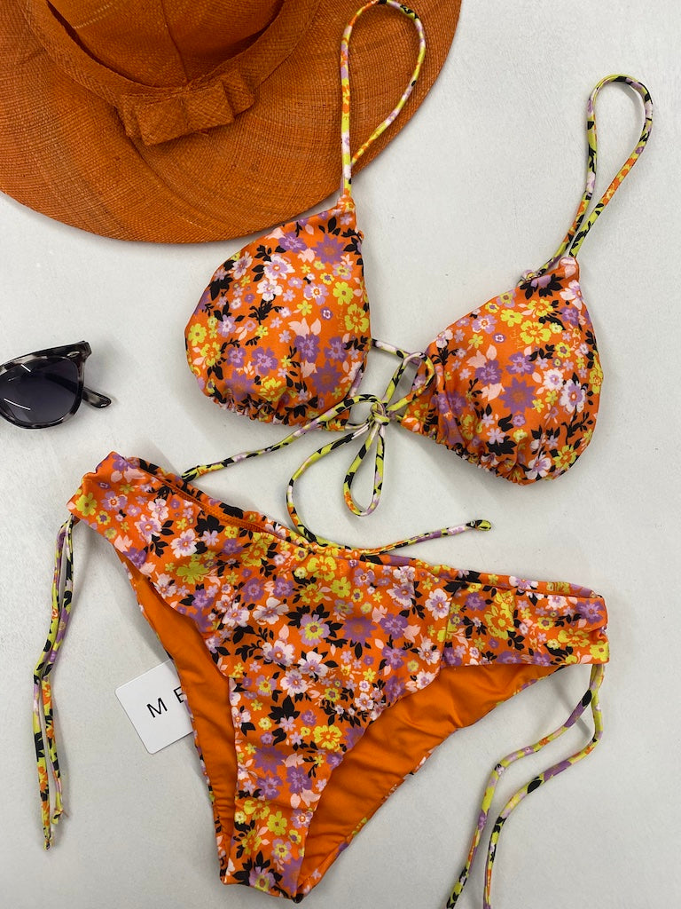 Bikini Donna Me Fui Triangolo con Slip Fisso Fantasia 0240X11