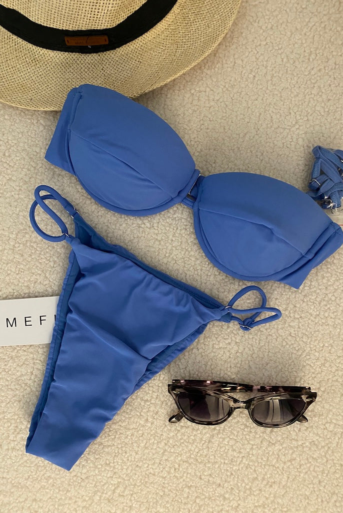 Bikini Donna Me Fui Reggiseno Con Ferretto e Slip Regolabile Sky Blue 0101_SB