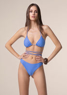 Bikini Donna Me Fui Triangolo con Slip Fisso Sky Blue 0100_SB