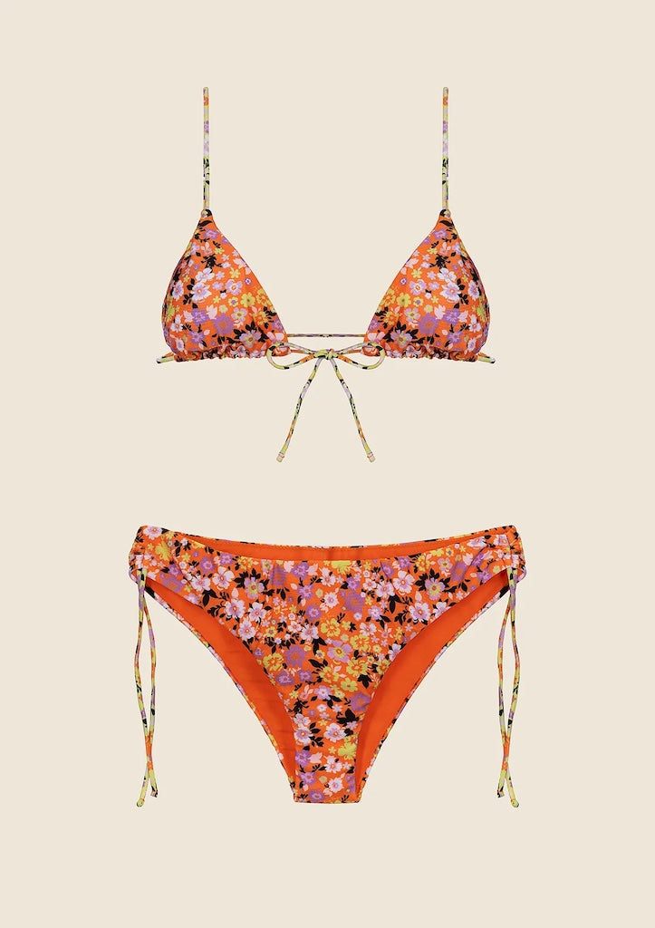 Bikini Donna Me Fui Triangolo con Slip Fisso Fantasia 0240X11