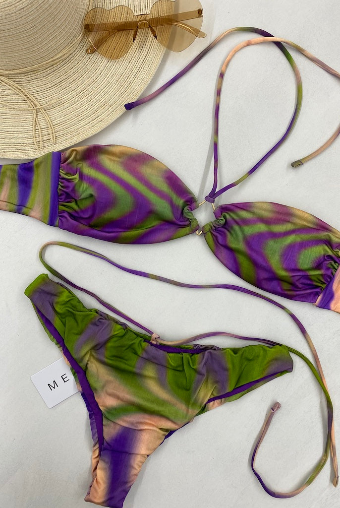 Bikini Donna Me Fui Fascia con Slip Fisso Fantasia 0401X21