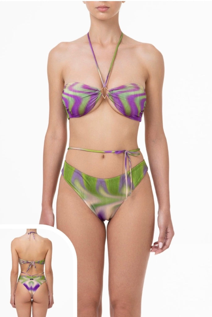 Bikini Donna Me Fui Fascia con Slip Fisso Fantasia 0401X21
