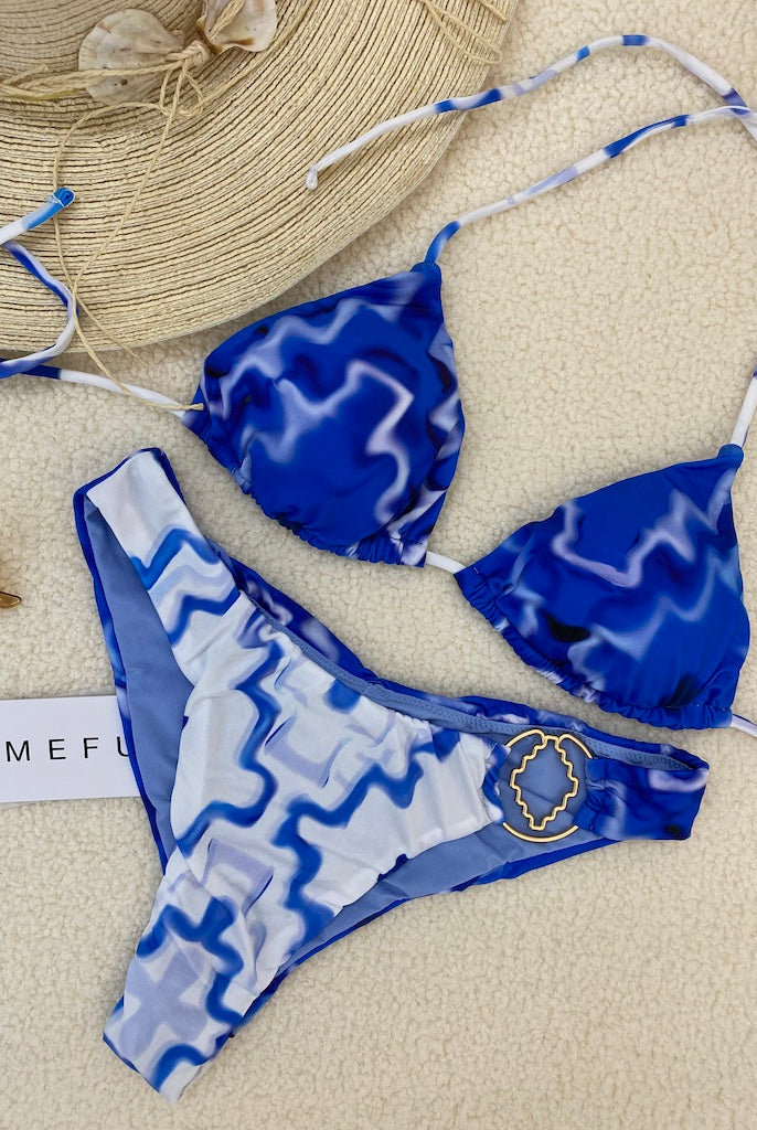 Bikini Donna Me Fui Triangolo Con Slip Fisso Fantasia 0001_X06