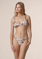 Bikini Donna Me Fui Triangolo Con Slip Fisso Fantasia 0330X15