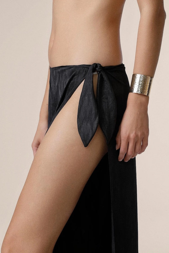 Panta Pareo Donna Nero Me Fui 0328BK