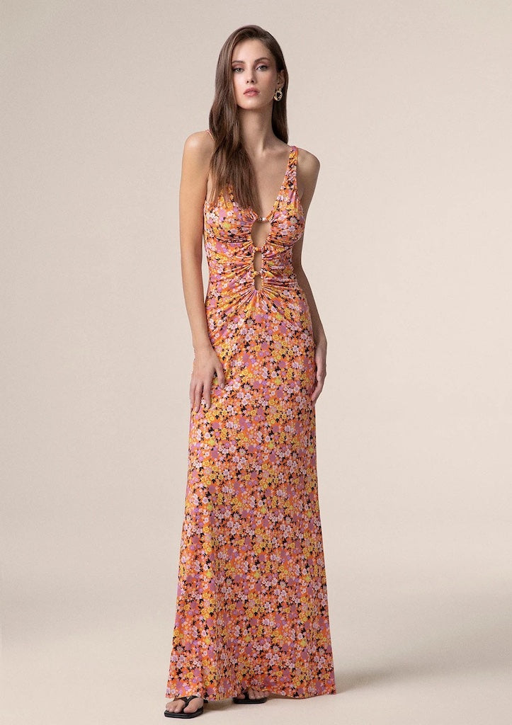 Vestito Lungo Donna Me Fui Fantasia 0226X07