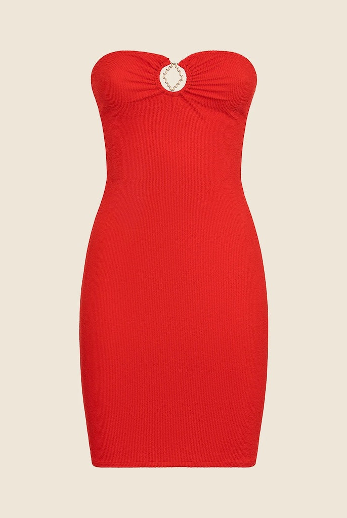 Vestito Corto Donna Me Fui Rosso 0509RD