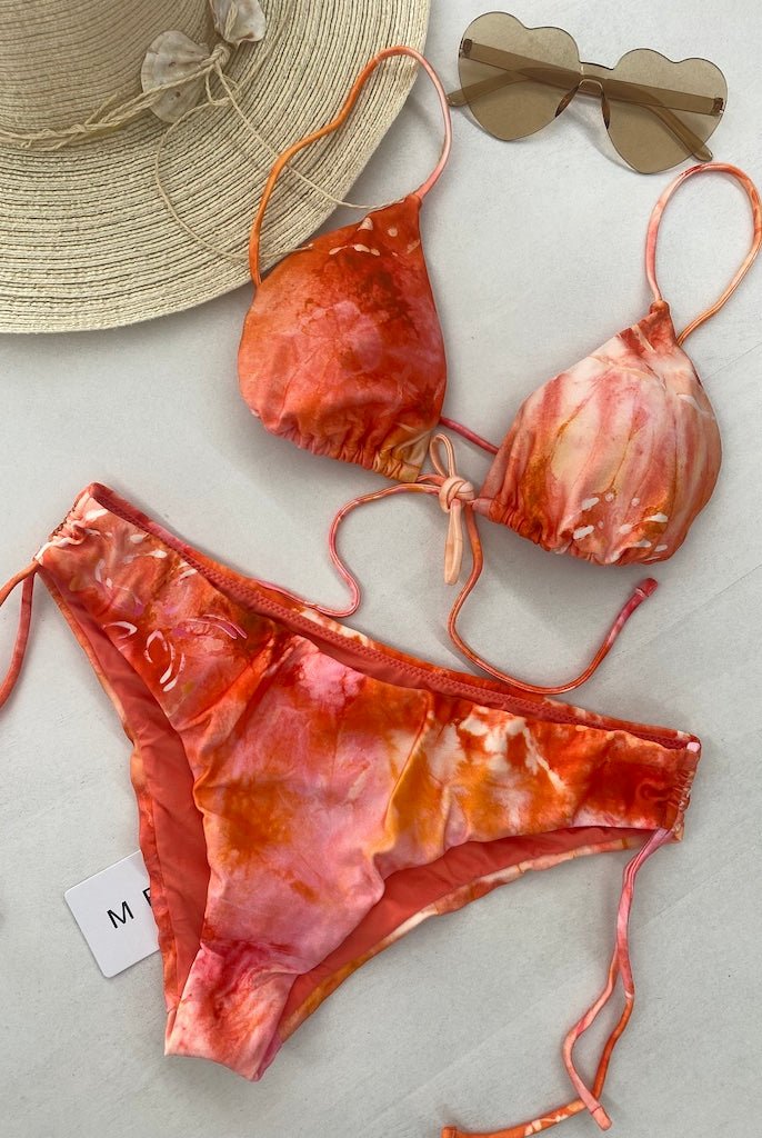 Bikini Donna Me Fui Triangolo con Slip Fisso Fantasia 0750X32