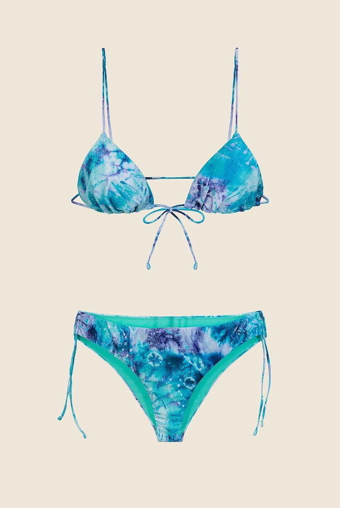 Bikini Donna Me Fui Triangolo con Slip Fisso Fantasia 0750X31