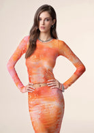 Top Donna Manica Lunga Me Fui Fantasia 0736X32