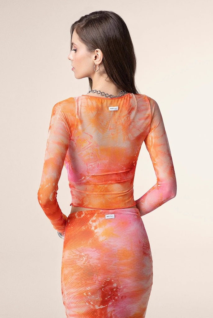 Top Donna Manica Lunga Me Fui Fantasia 0736X32