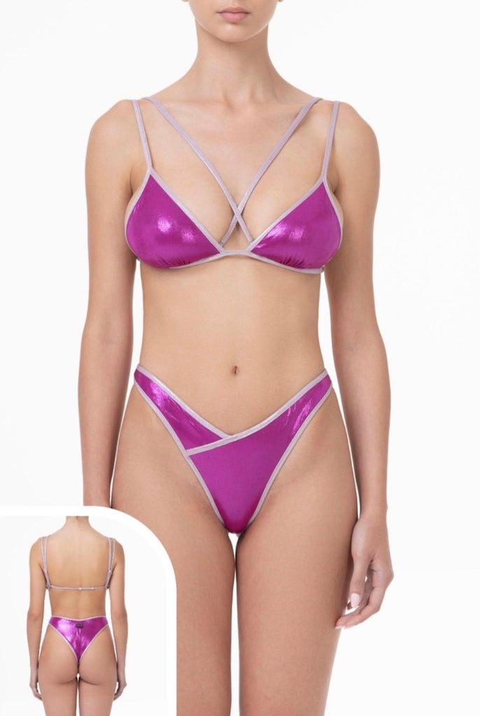 Bikini Donna Me Fui Triangolo con Slip Americano Fisso 0801_FX