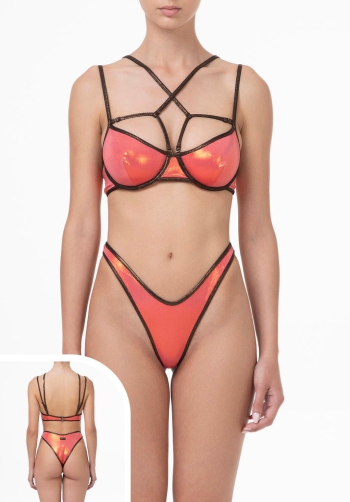 Bikini Donna Me Fui Reggiseno con Ferretto e Slip Americano 0803_OR