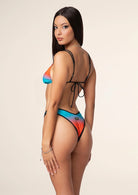 Bikini Donna F**K Triangolo con Slip Americano Fisso Fantasia 1100X48