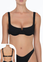 Reggiseno con Ferretto Donna F**K Nero 1202BK