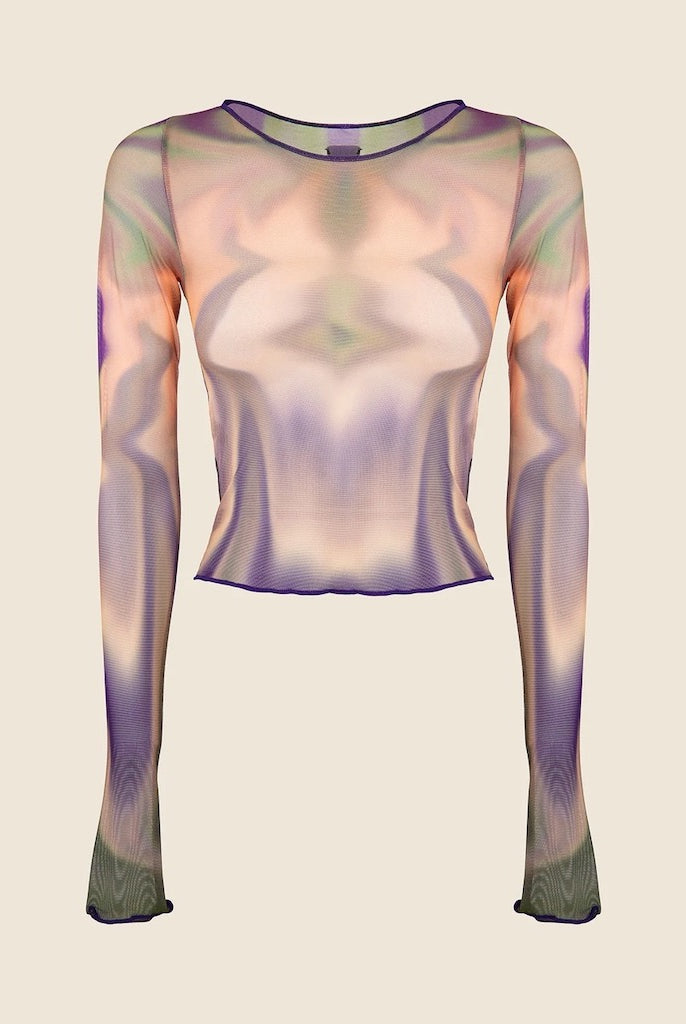 Top Manica Lunga Donna Me Fui Fantasia 0427X21