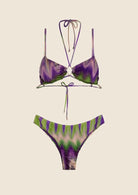 Bikini Donna Me Fui Triangolo con Slip Fisso Fantasia 0400X21