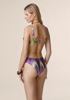 Bikini Donna Me Fui Reggiseno con Ferretto e Slip Americano Coprente Fantasia 0441X21