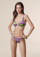 Bikini Donna Me Fui Triangolo Con Slip Fisso Fantasia 0430X20
