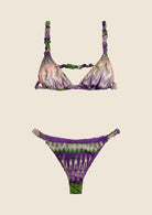 Bikini Donna Me Fui Triangolo Con Slip Fisso Fantasia 0430X20