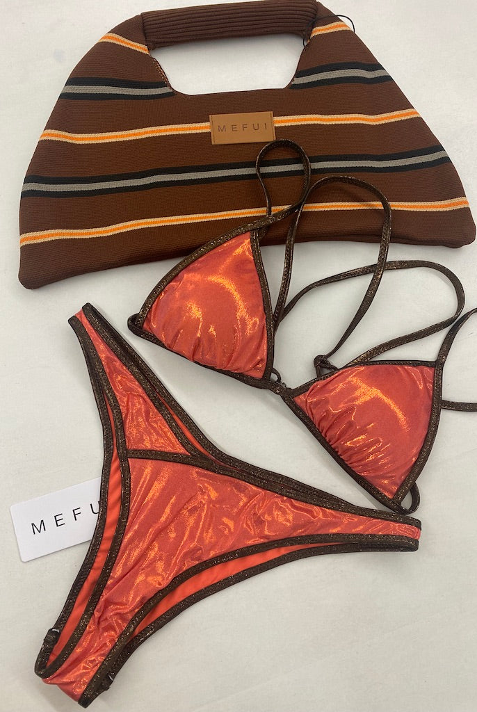 Bikini Donna Me Fui Triangolo con Slip Americano Fisso 0801_OR