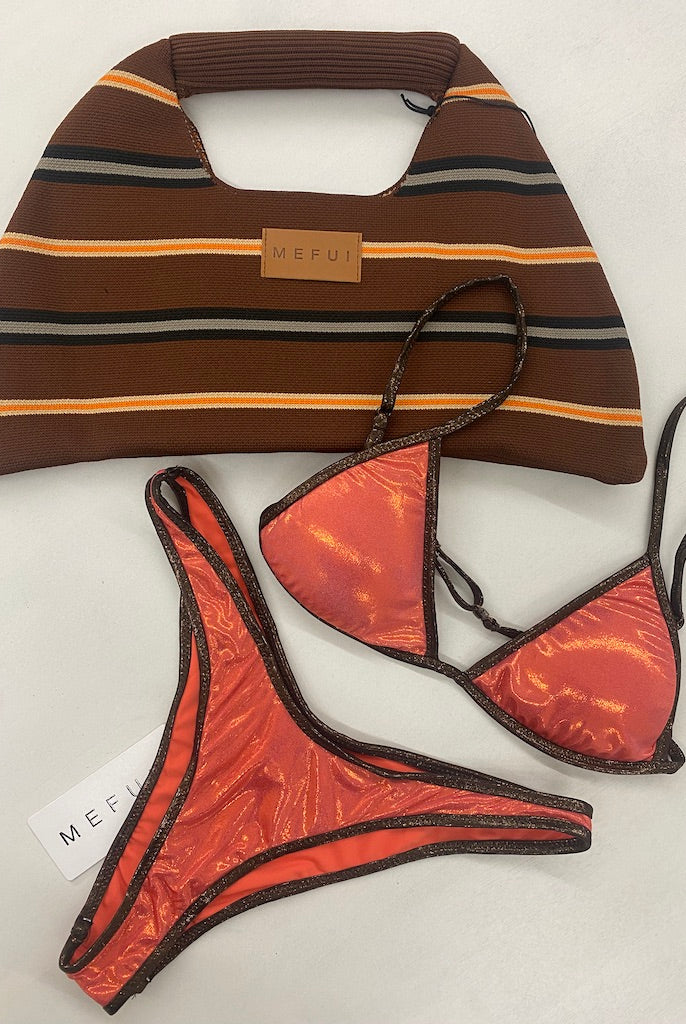 Bikini Donna Me Fui Triangolo con Slip Americano Fisso 0800_OR