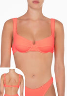 Reggiseno con Ferretto Donna F**K Corallo Fluo 1202FC