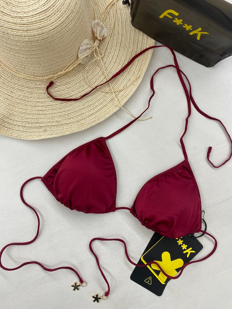 Triangolo Regolabile Donna F**K Bordeaux 1301BD