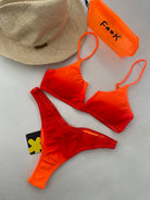 Bikini Donna F**K Fascia V con Slip Americano Fisso Degradè 1152X45