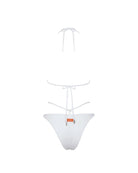 Bikini Triangolo Cotazur in Maglia a Rete Lurex Bianco BKCA0001