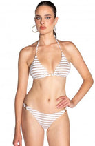 Bikini Donna Pin Up Stars Marina Gold Bianco PF024SG