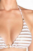 Bikini Donna Pin Up Stars Marina Gold Bianco PF024SG