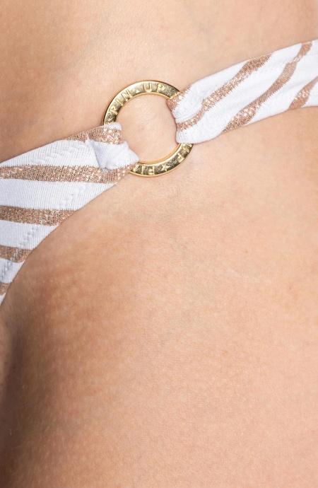 Bikini Donna Pin Up Stars Marina Gold Bianco PF024SG