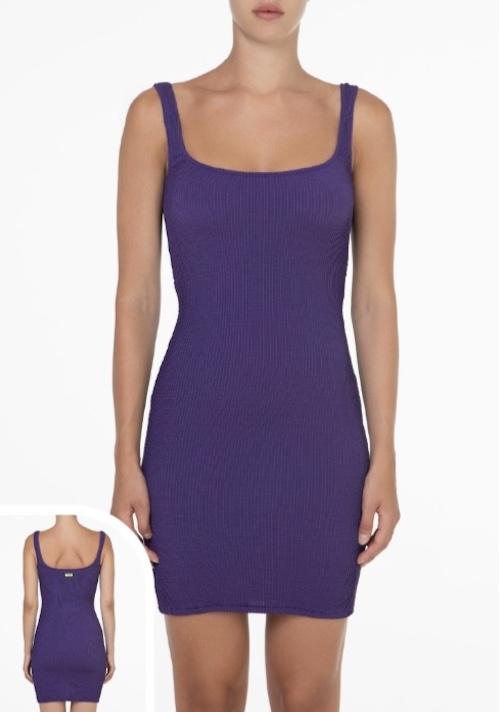 Vestito Corto Donna F**K Viola 1260PR