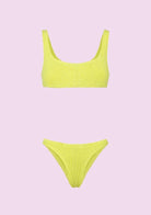 Bikini Donna F**K Top con Slip Fisso Lime SWC030-LI