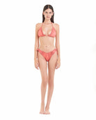 Bikini Donna Cotazur Triangolo in Microfibra Rosa