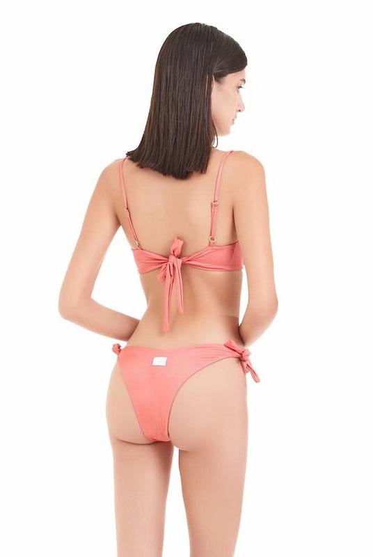Bikini Donna Cotazur Balconcino in Microfibra Rosa
