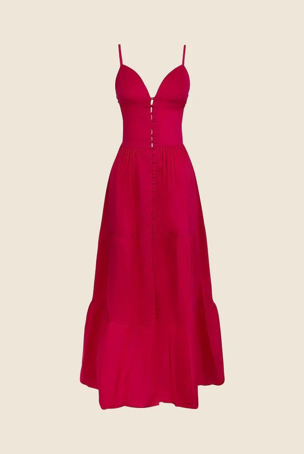 Vestito Lungo Donna Me Fui Fucsia 0110-FX