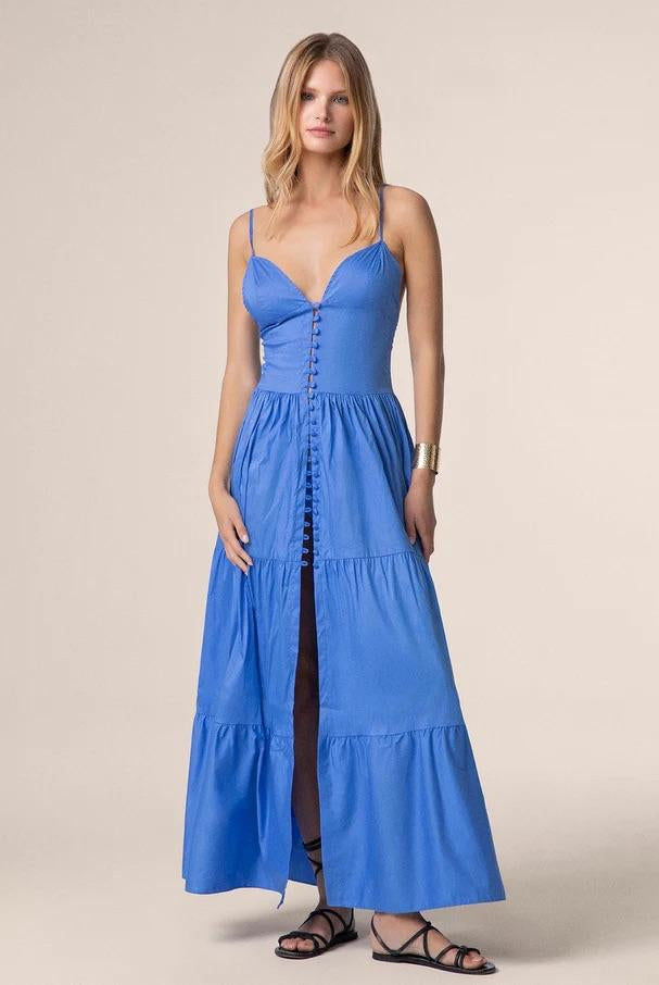 Vestito Lungo Donna Me Fui Sky Blue 0110-SB