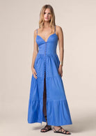 Vestito Lungo Donna Me Fui Sky Blue 0110-SB