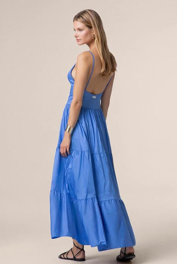 Vestito Lungo Donna Me Fui Sky Blue 0110-SB