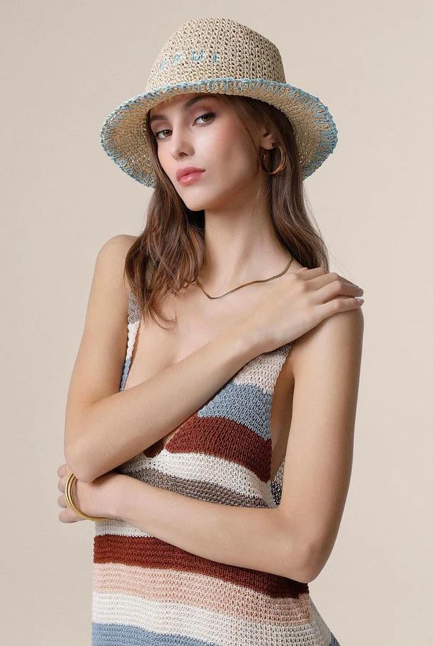 Cappello con Logo Me Fui Beige A025-BG