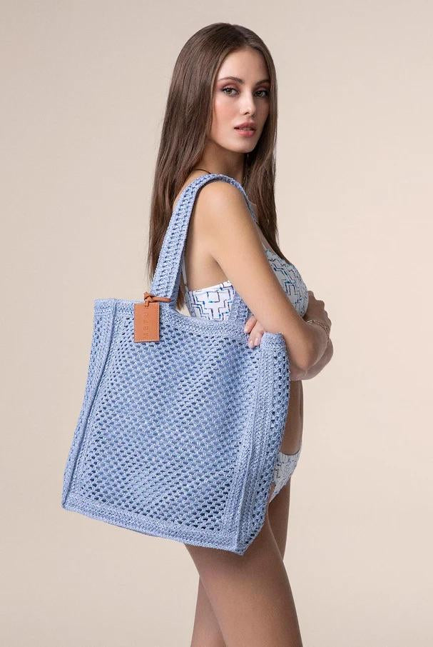 Beachbag Donna Me Fui Sky Blue A076-SB