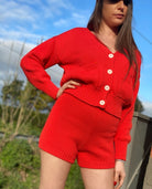 Shorts Vicolo in maglia di cotone 